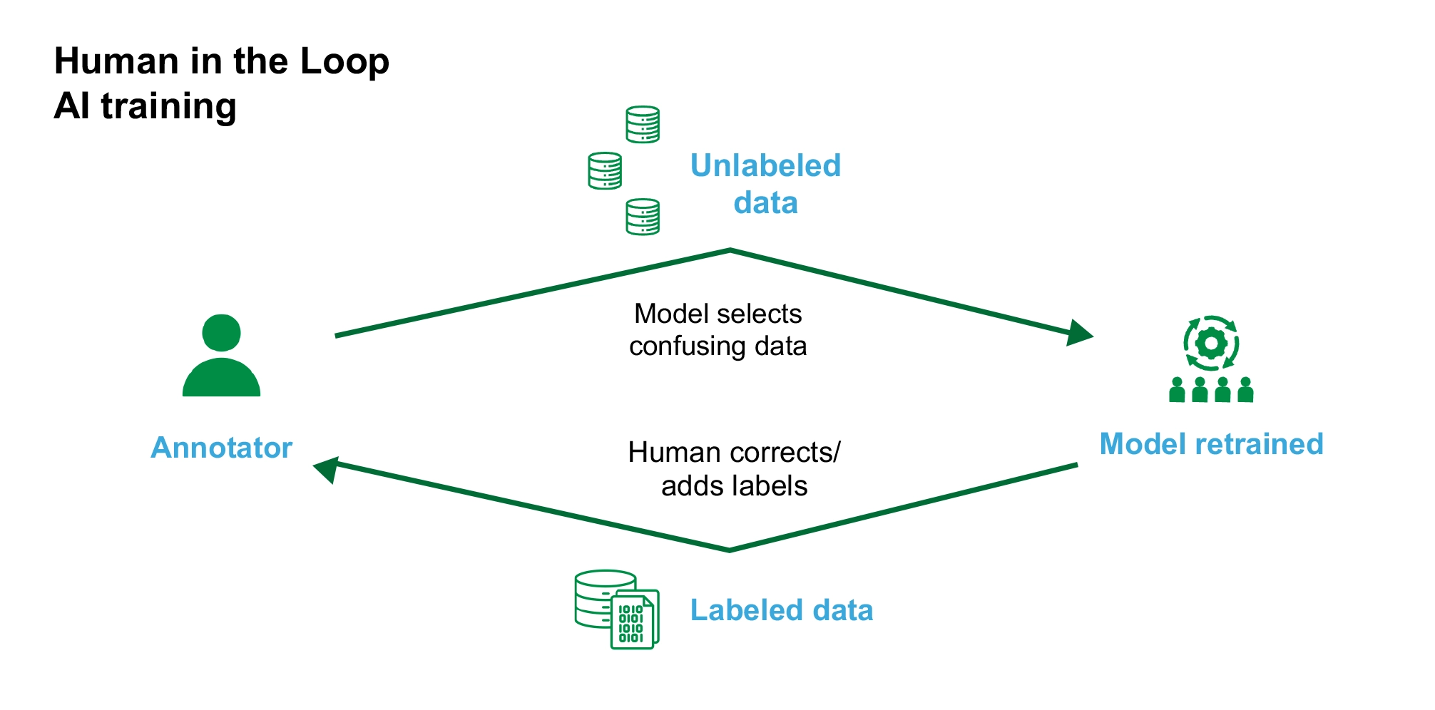 Human-in-the-loop AI Training